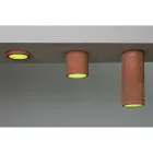 Reflektor wpuszczany Toscot Carso Ø14 cm z terakoty wyprodukowany w Toskanii Viadurini