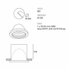 TOSCOT Kras latarnia zbudowana O23 cm wykonany w Toskanii Viadurini