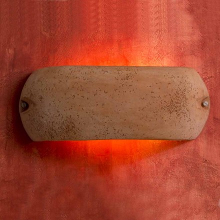 Lampa ścienna wewnętrzna / zewnętrzna Toscot Castelverde wykonana we Włoszech Viadurini