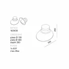 TOSCOT Chapeau Lamp! Ściana / sufit wykonane w Toskanii Viadurini