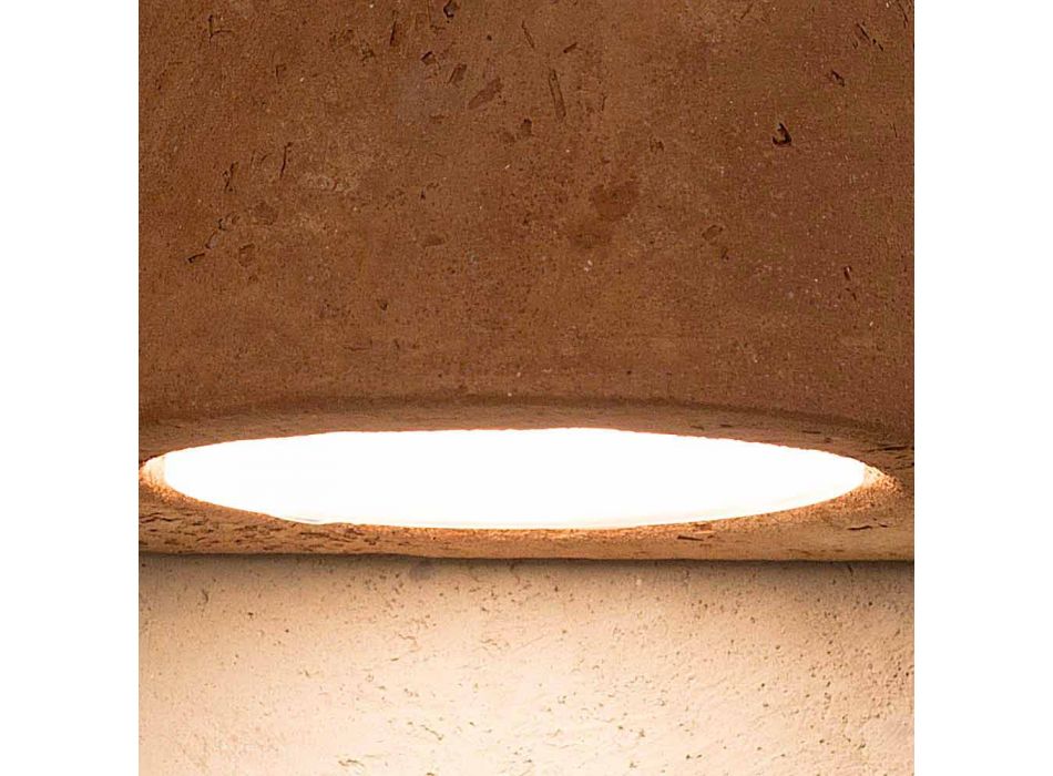 Lampa ścienna wewnętrzna / zewnętrzna z terakoty Toscot Lido wyprodukowana we Włoszech Viadurini