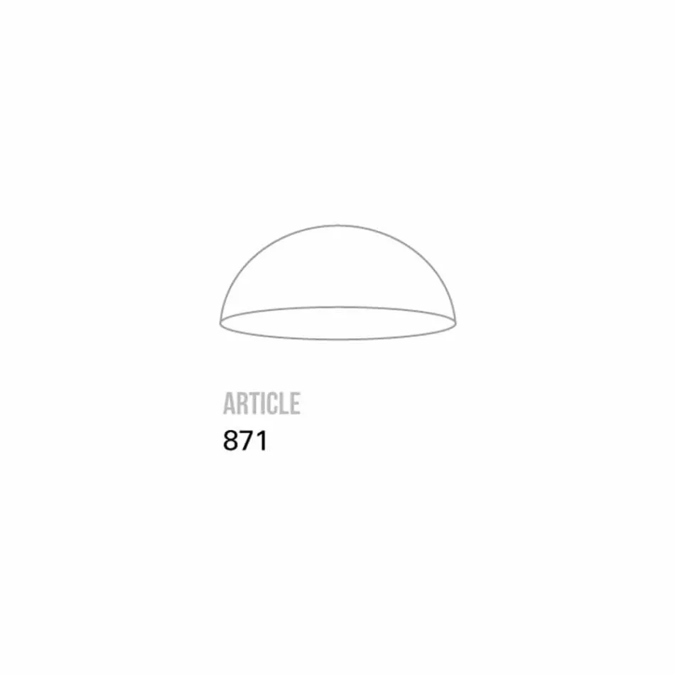 TOSCOT Notorius lampa dużą zawieszenia Viadurini