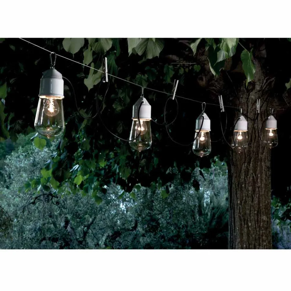 TOSCOT XX wieku lampa wisząca z rozetą Viadurini