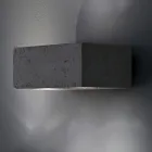 Kinkiet ogrodowy LED Toscot Smith z terakoty, wyprodukowany w Toskanii Viadurini