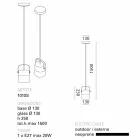TOSCOT lampa Swing wisiorek w dmuchanego szkła wykonane w Toskanii Viadurini