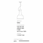 TOSCOT Turyn lampy zawieszenie terakota ręcznie Viadurini