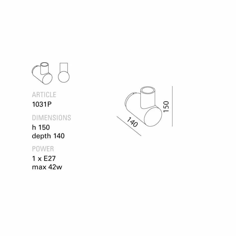 TOSCOT Traffic ceramiczne lampy ścienne wykonane w Toskanii Viadurini