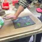 Toscot Vivaldi aplikacja z terakoty ręcznie robiona we Włoszech Viadurini