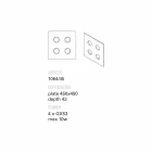 Toscot Vivaldi to kinkiet wykonany z terakoty wyprodukowanej we Włoszech Viadurini