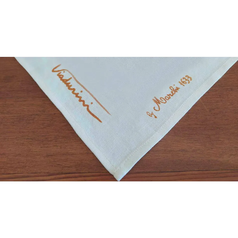 Ręcznie robiony bawełniany obrus Ręcznie wykonany unikalny kawałek - Viadurini od Marchi Viadurini