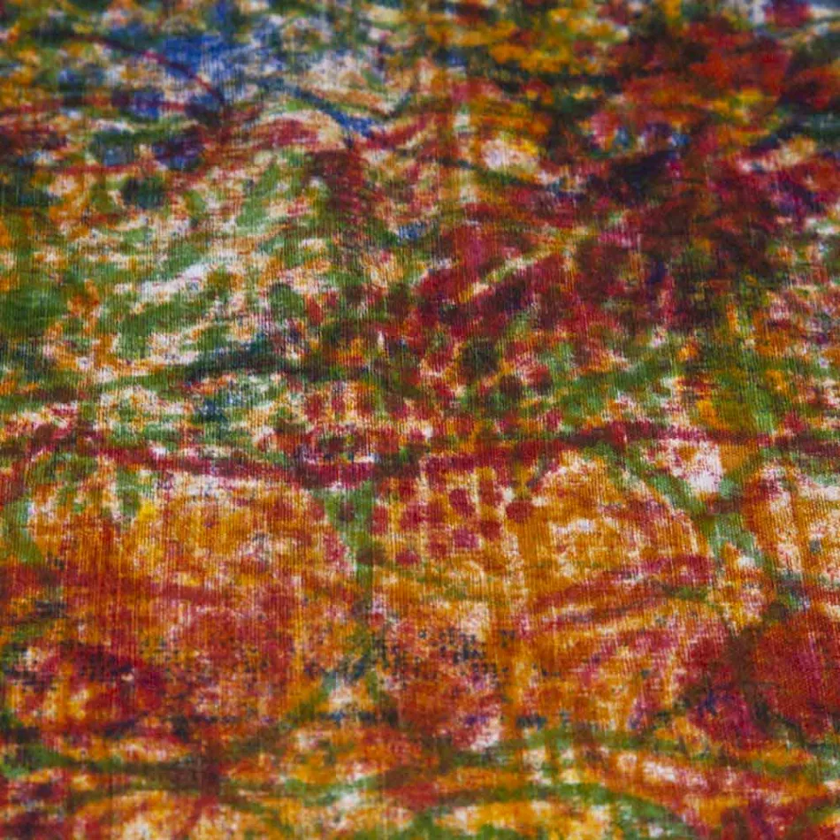 Ręcznie wykonany bawełniany obrus Ręcznie wykonany jednoczęściowy nadruk - marki Viadurini