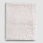 Prostokątny lniany obrus z dziurkami i 10 guzikami, luksusowy - śródziemnomorski Viadurini