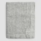 Prostokątny obrus lniany z dziurkami na guziki i 12 luksusowymi guzikami - śródziemnomorski Viadurini