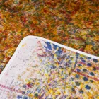 Wysokiej jakości włoski obrus wykonany ręcznie z bawełny z nadrukiem - znaki towarowe Viadurini