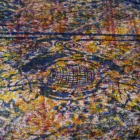 Wysokiej jakości włoski obrus wykonany ręcznie z bawełny z nadrukiem - znaki towarowe Viadurini