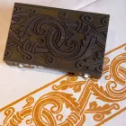 Obrus z wysokiej jakości bawełny i lnu z nadrukiem - marki Viadurini