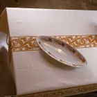 Obrus z wysokiej jakości bawełny i lnu z nadrukiem - marki Viadurini