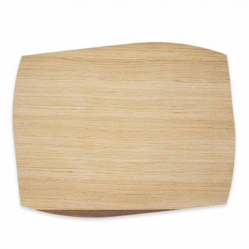 Nowoczesna prostokątna podkładka z drewna dębowego Made in Italy - Abraham
