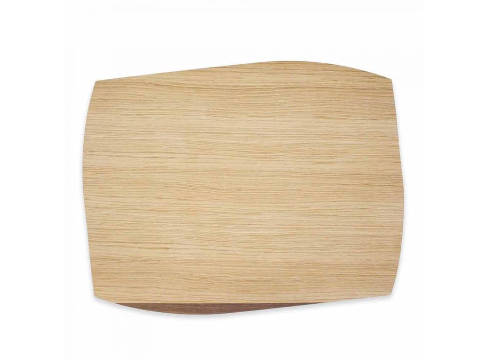 Nowoczesna prostokątna podkładka z drewna dębowego Made in Italy - Abraham
