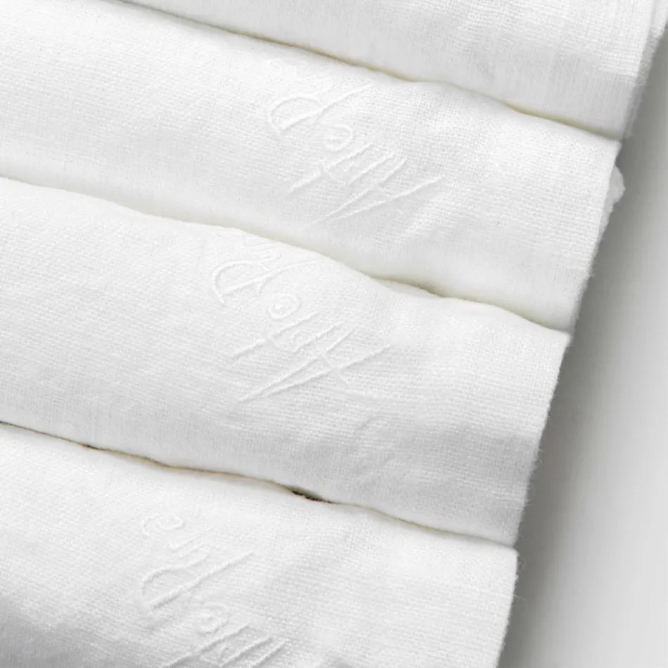 Serwetki stołowe 6 wyrafinowanych wzorów Made in Italy - Virtu Viadurini