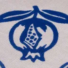 Serwetka w mieszanej pościeli z ręcznie nadrukowanym unikalnym kawałkiem Made in Italy - marki Viadurini