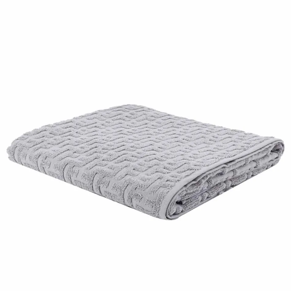 Trio ręczników kąpielowych z frotte Cotton Towel, Face and Guest - Ginestra Viadurini