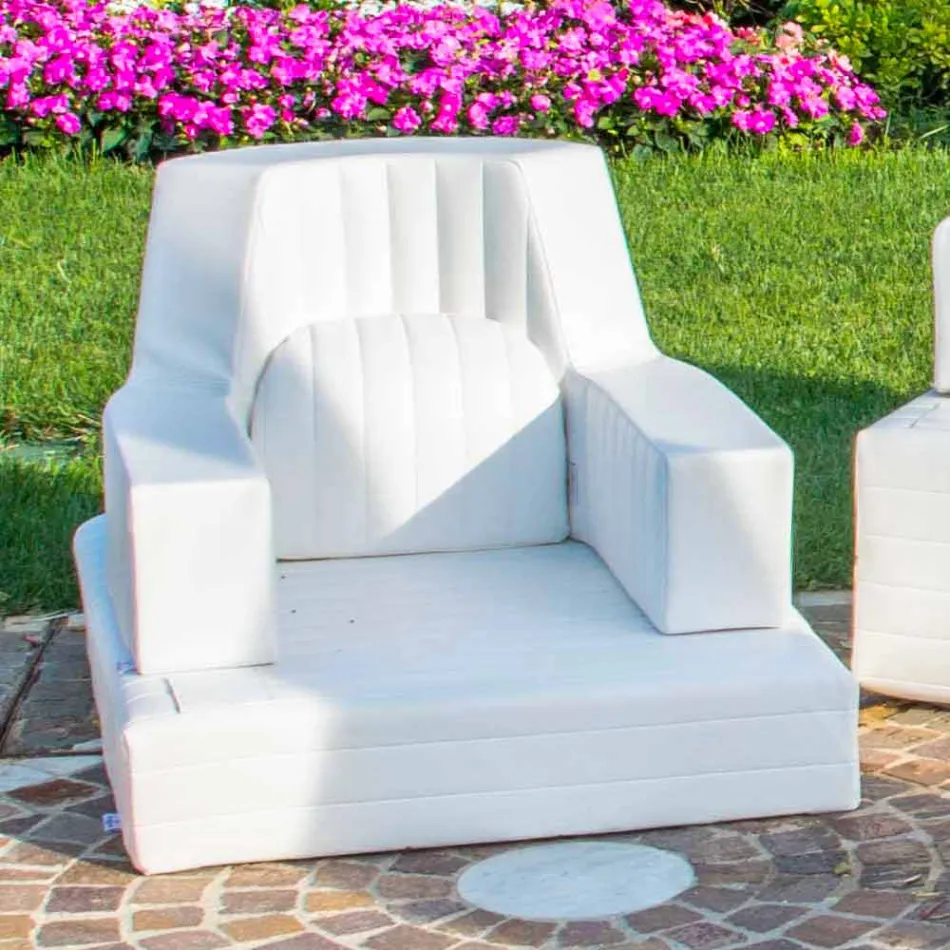 Fotel Trona Basic do nowoczesnego basenu wyprodukowanego we Włoszech Viadurini