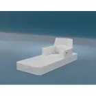 Trona pływający fotel biały design made in Italy Viadurini