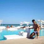 Trona pływający fotel biały design made in Italy Viadurini