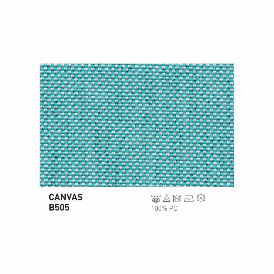 Varaschin Barcode współczesne łóżko ogrodowe / kryty teak Viadurini