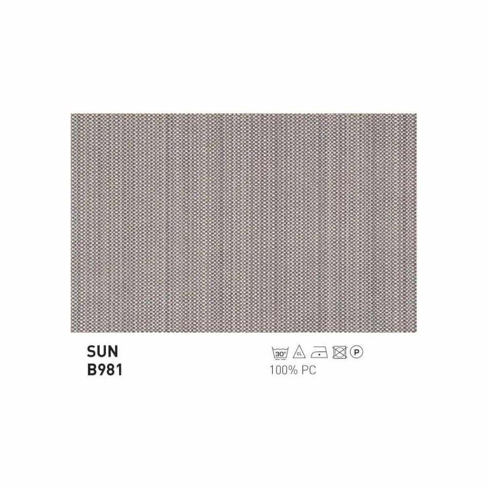 Stolik ogrodowy Big In &amp; Out Varaschin + 8 nowoczesnych foteli Viadurini