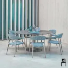 Varaschin Clever krzesło nowoczesnych projektowanie ogrodów, 6 sztuk Viadurini