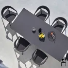 Varaschin Clever krzesło nowoczesnych projektowanie ogrodów, 6 sztuk Viadurini