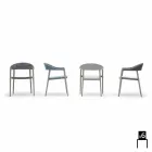 Varaschin Clever krzesło nowoczesnych projektowanie ogrodów, 6 sztuk Viadurini