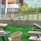 Varaschin Cricket stołek top nowoczesny design ogród, 2 sztuki Viadurini
