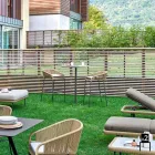 Varaschin Cricket stolec nowoczesny ogród aluminium, 2 szt Viadurini