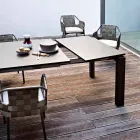 Varaschin Dolmen ogrodowy stół przedłużenia aż do 380 cm Viadurini