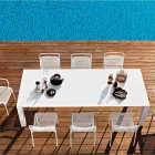 Varaschin Dolmen ogrodowy stół przedłużenia aż do 380 cm Viadurini