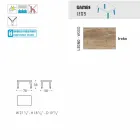 Podnóżek outdoorowy Varaschin Emma w tkaninie tapicerowanej Viadurini