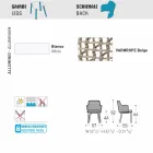 Wyściełany fotel Varaschin Emma o nowoczesnym designie Viadurini