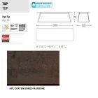 Varaschin Kolonaki Tabela nowoczesny ogród w różnych rozmiarach Viadurini