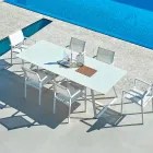 Varaschin Kolonaki Tabela nowoczesny ogród w różnych rozmiarach Viadurini