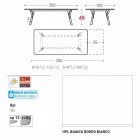 Varaschin link Stół Stół z nogami teak, H65 cm Viadurini