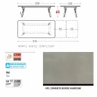 Varaschin link tabela H 65 cm ogród z możliwością przedłużenia do 350 cm Viadurini