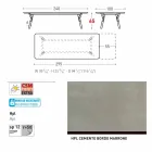 Varaschin link tabela H 65 cm ogród z możliwością przedłużenia do 350 cm Viadurini