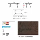 Varaschin link tabela H 65 cm ogród z możliwością przedłużenia do 350 cm Viadurini