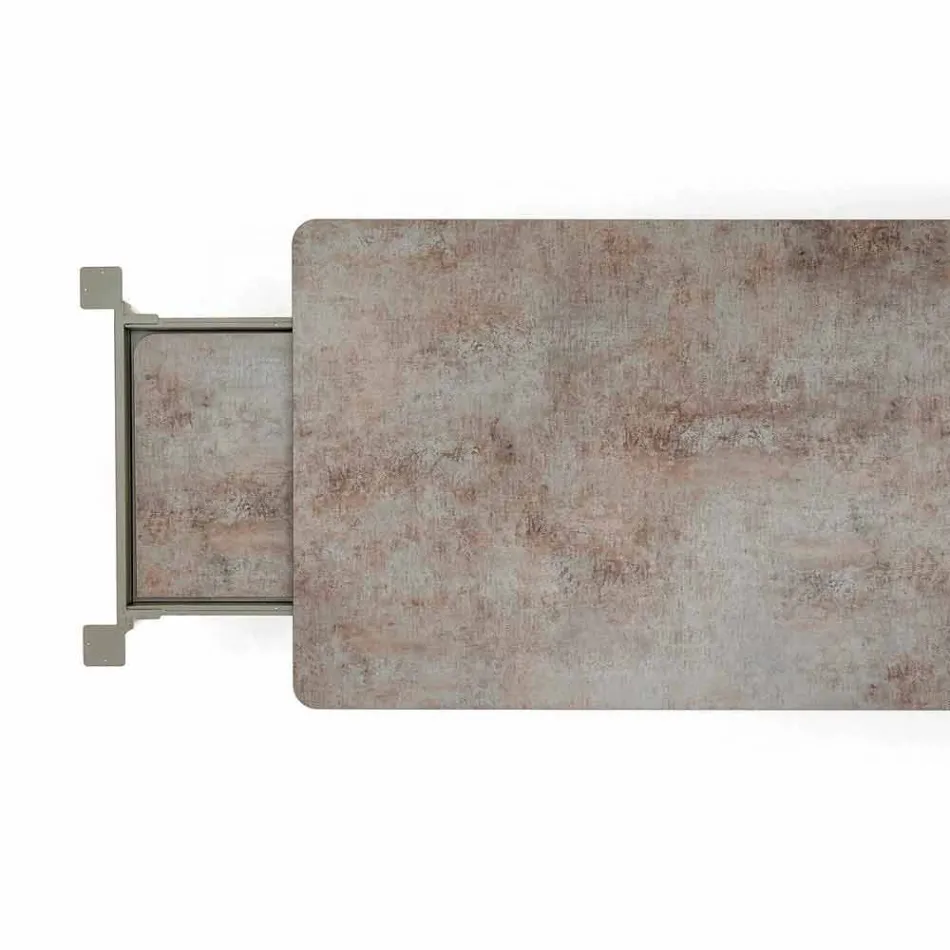 Varaschin link tabela H 65 cm ogród z możliwością przedłużenia do 350 cm Viadurini