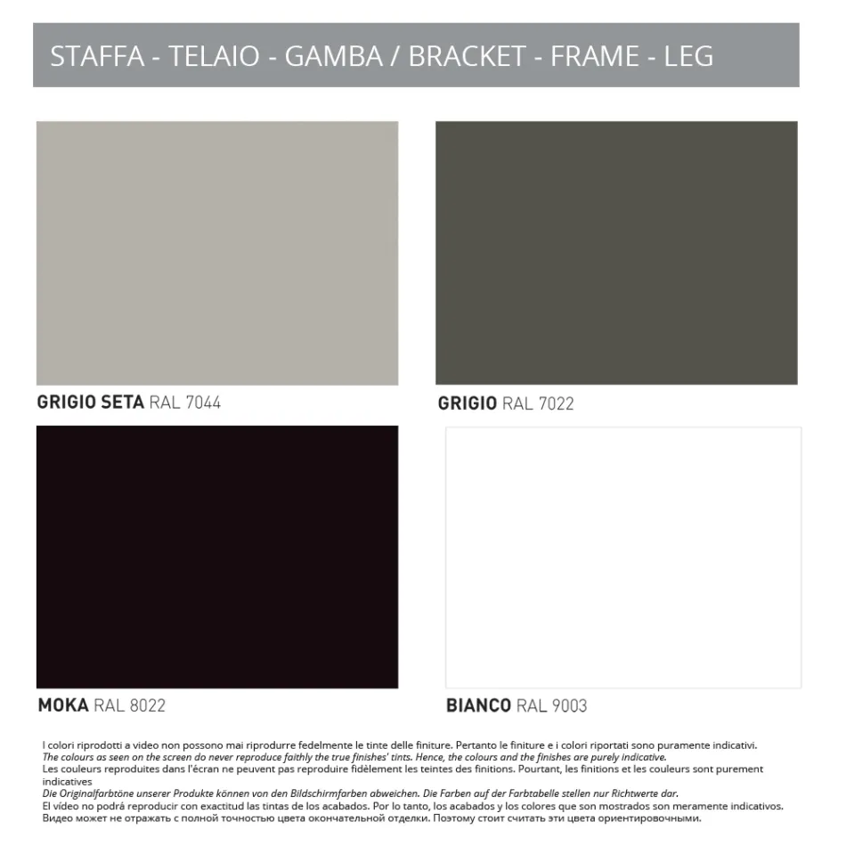 Rozkładany stół ogrodowy Varaschin Link o nowoczesnym designie, wys. 73,2 cm Viadurini