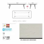 Varaschin link ogrodowy stół z nogami z drewna tekowego, H 65 cm Viadurini