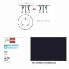 Varaschin Linki Okrągły stół do wewnątrz / na zewnątrz nowoczesny design, H 65 cm Viadurini